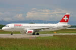 SWISS International Air Lines, HB-IJR, Airbus A320-214, msn: 703, 11.Juni 2008, GVA Genève, Switzerland.