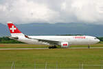 SWISS International Air Lines, HB-IQC, Airbus A330-223, msn: 249, 11.Juni 2008, GVA Genève, Switzerland.