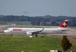 Swiss, Airbus A 321-212, HB-IOO, BER, 08.10.2022
