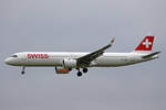 SWISS International Air Lines, HB-JPB, Airbus A321-271NX, msn: 10115,  Château-d'Oex ,  19.April 2023, ZRH Zürich, Switzerland.