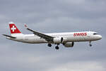 SWISS International Air Lines, HB-JPD, Airbus A321-271NX, msn: 11406,  Carouge , 28.Dezember 2023, ZRH Zürich, Switzerland.