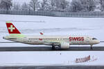 SWISS International Air Lines, HB-JCT, Airbus A220-371, msn: 55046, 19.Januar 2024, ZRH Zürich, Switzerland.