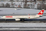 SWISS International Air Lines, HB-JHB, Airbus A330-343X, msn: 1018,  Sion , 19.Januar 2024, ZRH Zürich, Switzerland.