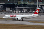 SWISS International Air Lines, HB-JCA, Bombardier CS-300, msn: 55010, 25.Januar 2024, ZRH Zürich, Switzerland.