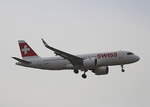 Swiss, Airbus A 320-271N, HB-JDH, BER, 27.07.2025