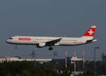 Swiss, Airbus A 321-212, HB-IOM, BER, 31.08.2025