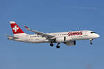 SWISS International Air Lines, HB-JCM, Bombardier CS-300, msn: 55030, 04.Januar 2026, ZRH Zürich, Switzerland.