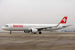 SWISS International Air Lines, HB-JPC, Airbus A321-271NX, msn: 11298,  Brissago , 19.Januar 2026, ZRH Zürich, Switzerland.