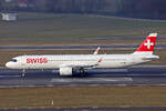 SWISS International Air Lines, HB-JPF, Airbus A321-271NX, msn: 12498,  Montreux , 04.Januar 2026, ZRH Zürich, Switzerland.