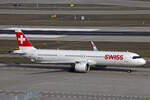SWISS International Air Lines, HB-JPB, Airbus A321-271NX, msn: 10115,  Château-d'Oex , 07.März 2026, ZRH Zürich, Switzerland.