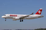 SWISS International Air Lines, HB-JBA, Bombardier CS-100,  Kanton Z�rich , msn: 50010, 23.April 2026, ZRH Z�rich, Switzerland.