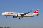 SWISS International Air Lines, HB-JPE, Airbus A321-271NX, msn: 12436,  Interlaken , 23.April 2026, ZRH Z�rich, Switzerland.