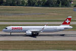 SWISS International Air Lines, HB-JPG, Airbus A321-271NX, msn: 12882,  St. Moritz , 19.Juni 2026, ZRH Z�rich, Switzerland.