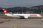 SWISS International Air Lines, HB-IFB, Airbus A350-941, msn: 748, 'Del�mont', 03.Oktober 2026, ZRH Z�rich, Switzerland.