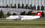 Swiss Avro Regional Jet Rj 100 HB-IXO Flughafen Mnchen 11.09.2010