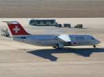 Swiss - European Airlines, HB-IYZ  Toer d'Ai - 2331m , BAe 146-300 ~ Avro RJ-100, 16.01.2012, STR-EDDS, Stuttgart, Germany