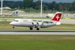 HB-IXQ Swiss British Aerospace Avro RJ100      15.09.2013    Flughafen München