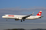 SWISS International Air Lines, HB-IOO, Airbus A321-212 (SL), 28.April 2016, ZRH Zürich, Switzerland.
