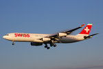 SWISS International Air Lines, HB-JMJ, Airbus A340-313X,  Zug , 28.April 2016, ZRH Zürich, Switzerland.