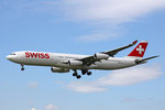 SWISS International Air Lines, HB-JMK,  Aarau , Airbus A340-313X, 09.Juli 2016, ZRH Zürich, Switzerland.