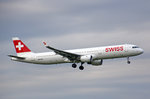 SWISS International Air Lines, HB-IOO, Airbus A321-212 SL, 15.Juli 2016, ZRH Zürich, Switzerland.