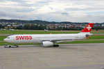 SWISS International Air Lines, HB-JHG, Airbus A330-343X,  Glarus , 05.August 2016, ZRH Zürich, Switzerland.