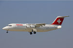 SWISS Global Air Lines, HB-IXT, BAE Avro RJ100, 31.August 2016, ZRH Zürich, Switzerland.