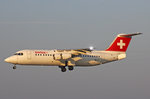 SWISS Global Air Lines, HB-IYY, BAe Avro RJ100, 13.September 2016, ZRH Zürich, Switzerland.