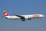 SWISS Global Air Lines, HB-JNB, Boeing 777-3DEER, 13.September 2016, ZRH Zürich, Switzerland.