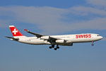 SWISS International Air Lines, HB-JMB, Airbus A340-313X,  Zürich , 29.September 2016, ZRH Zürich, Switzerland.