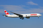 SWISS Global Air Lines, HB-JNE, Boeing 777-3DEER, 29.September 2016, ZRH Zürich, Switzerland.