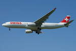 Swiss Airbus A330-343 HB-JHF, cn(MSN): 1089,
Zürich-Kloten Airport, 16.08.2016.