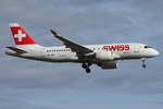 Swiss Bombardier CSeries CS100 (BD-500-1A10) HB-JBD, cn(MSN): 50013,
Zürich-Kloten Airport, 25.12.2016.