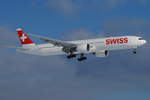 Swiss Boeing B777-3DE(ER) HB-JNC, cn(MSN): 44584,
Zürich-Kloten Airport, 16.01.2017.