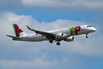 TAP Express, ERJ-190-100LR, CS-TPP, BER, 21.06.2022