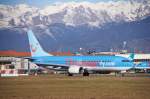 Boeing 737-804 Thomsonfly (G-CDZI) in Turin - Caselle (Sandro Pertini, TRN / LIMF) 06/02/2011.
