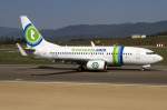 Transavia, PH-XRZ, Boeing, B737-7K2, 22.06.2011, GRO, Girona, Spain 



