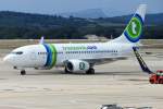 Transavia, PH-XRB, Boeing, B737-7K2, 17.09.2012, GRO, Girona, Spain           