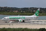 Transavia France, F-HUYI, Boeing B737-86N, msn: 38039/4469, 24.Mai 2025, CFU Corfu, Greece.