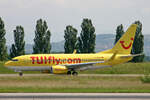 TUIfly, D-AHXH, Boeing B737-7K5, msn: 35282/2585, 14.Juni 2008, BSL Basel - Mühlhausen, Switzerland.