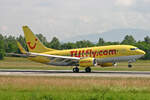 TUIfly, D-AHXH, Boeing B737-7K5, msn: 35282/2585, 14.Juni 2008, BSL Basel - Mühlhausen, Switzerland.