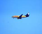 TUIfly Boeing 737-35B D-AGEE beim Landeanflug zum Flughafen Berlin Tegel (TXL) ber Berlin Pankow, 07.05.08.
