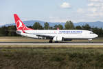 Turkish Airlines, TC-JVV, Boeing, B737-8F2, 17.07.2017, BSL, Basel, Switzerland      