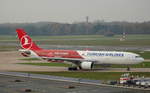 Turkish Airlines, TC-JIZ, MSN 1118, Airbus A 330-223,04.11.2017, HAM-EDDH, Hamburg, Germany (Name: Alacahoyuk & Invest in Turkey livery) 