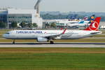 Turkish Airlines Airbus A321-231(WL) TC-JTI, cn(MSN): 7089,
Flughafen München, 20.08.2018.