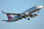 Turkish Airlines Airbus A321-231(WL) TC-JST, cn(MSN): 6682,
Flughafen München, 22.08.2018.