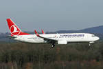 B 737-800 Turkish Airlines, TC-JZE, short final CGN - 17.02.2019