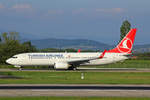 Turkish Airlines, TC-JHM, Boeing 737-8F2, msn: 40980/4041,  Burgaz , 24.August 2019, BSL Basel-Mülhausen, Switzerland.