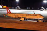 Turkish Airlines Airbus A321-231 TC-JSM beim Push back in Köln 5.1.2020