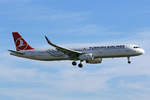 Turkish Airlines, TC-JTF, Airbus A321-231, msn: 6987,  Ataşehir , 22.Februar 2020, ZRH Zürich, Switzerland.